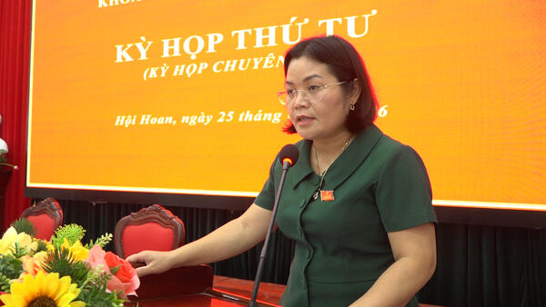 HĐND XÃ HỘI HOAN KHÓA XXI TỔ CHỨC KỲ HỌP THỨ TƯ (KỲ HỌP CHUYÊN ĐỀ)